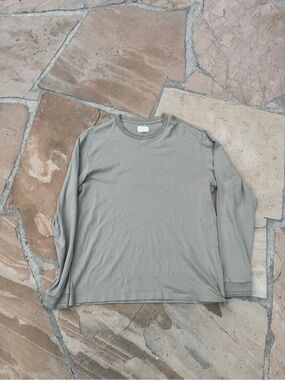 Aimé Leon Dore Pointelle Trim Uniform Long Sleeve Tee Laurel Oak FW23 large